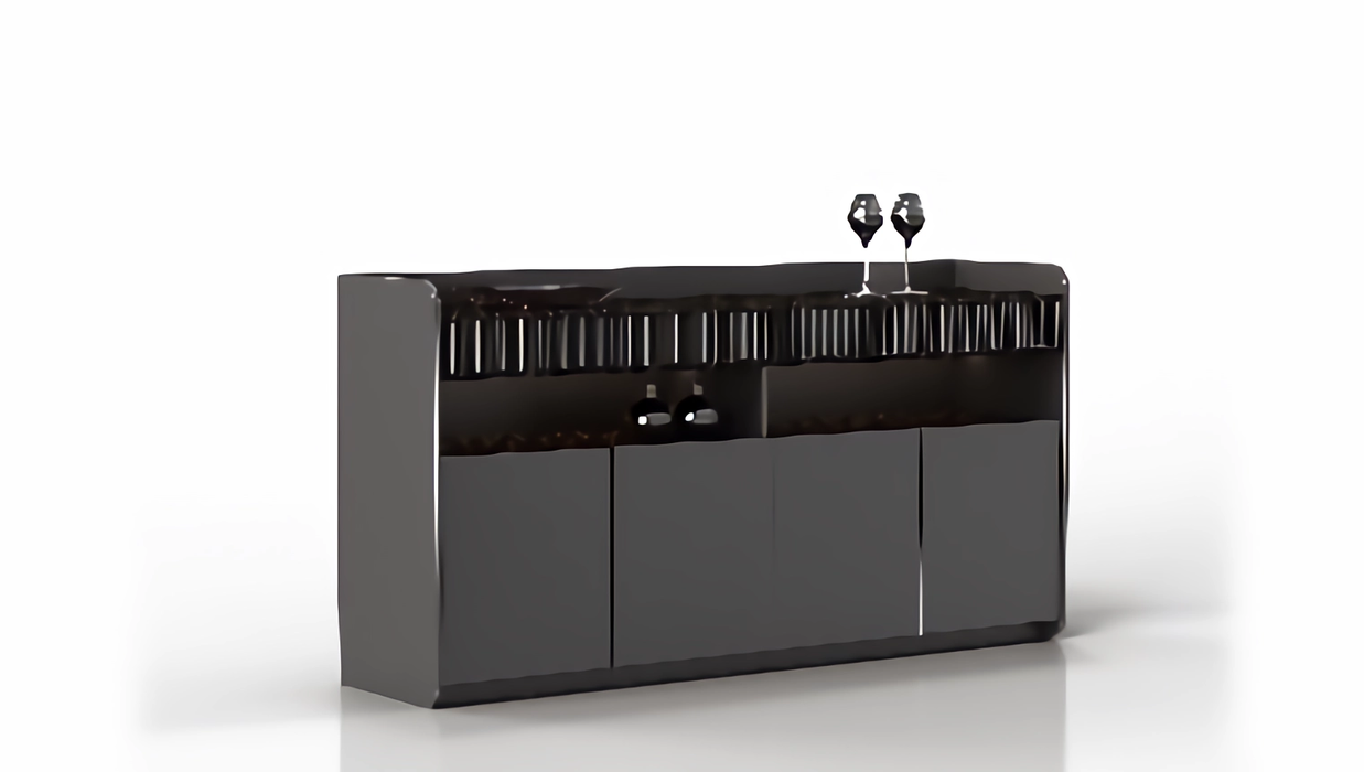 Office furniture-Ruige Ebony -C04 Tea Tank